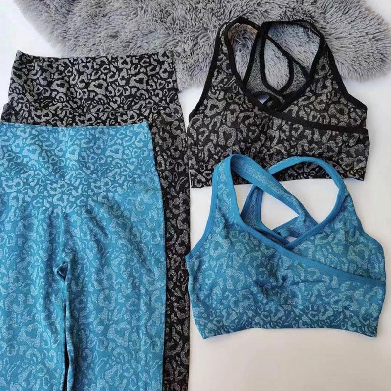 Thích Ứng Với Động Vật Liền Mạch Quần Legging Da Báo Yoga Quần Legging Cao Cấp Tập Gym Thun Liền Mạch Yoga Quần Lót Nữ Thể Dục Chạy Bộ Quần Dài