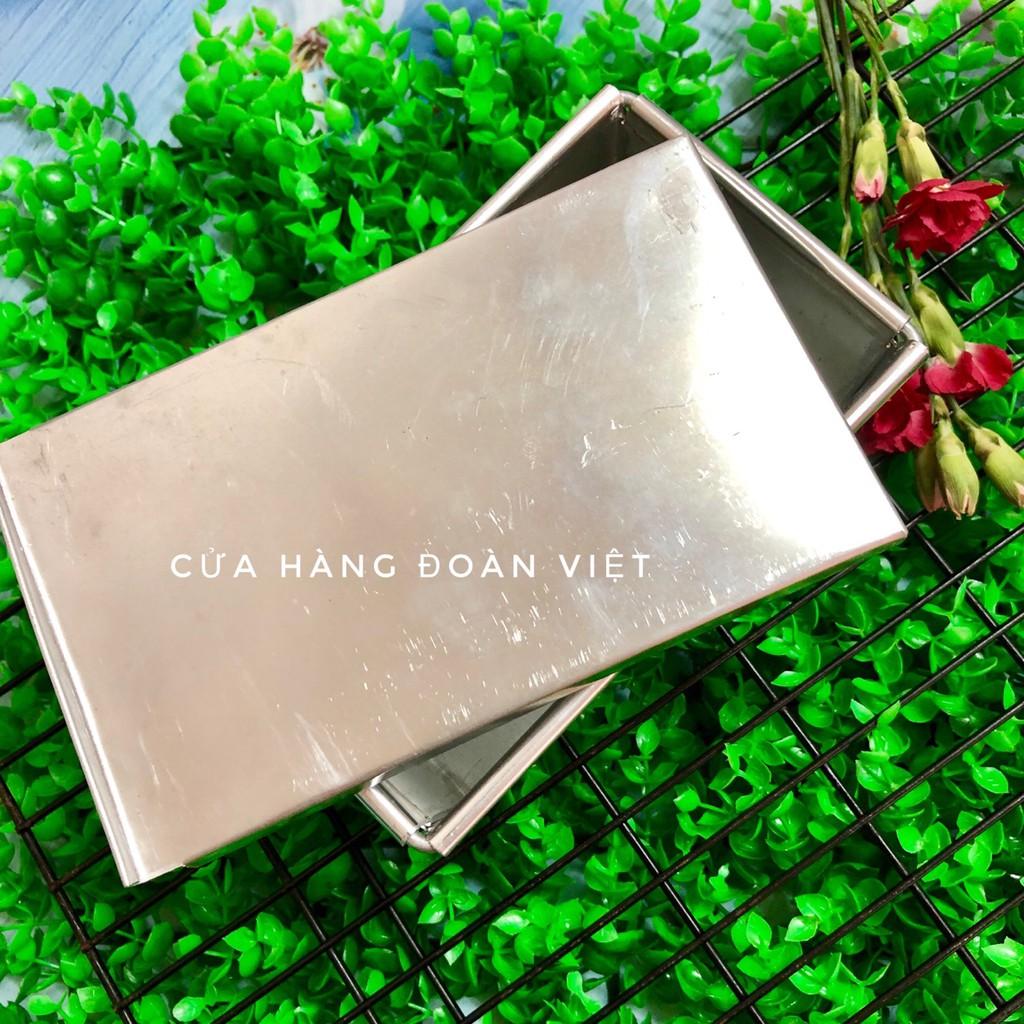 Khuôn Bánh Mì Gối, Bánh Mì Hoa Cúc Bánh Mì Sanwich 8*8*15cm. Khuôn có nắp. dặp thủ công bằng nhôm