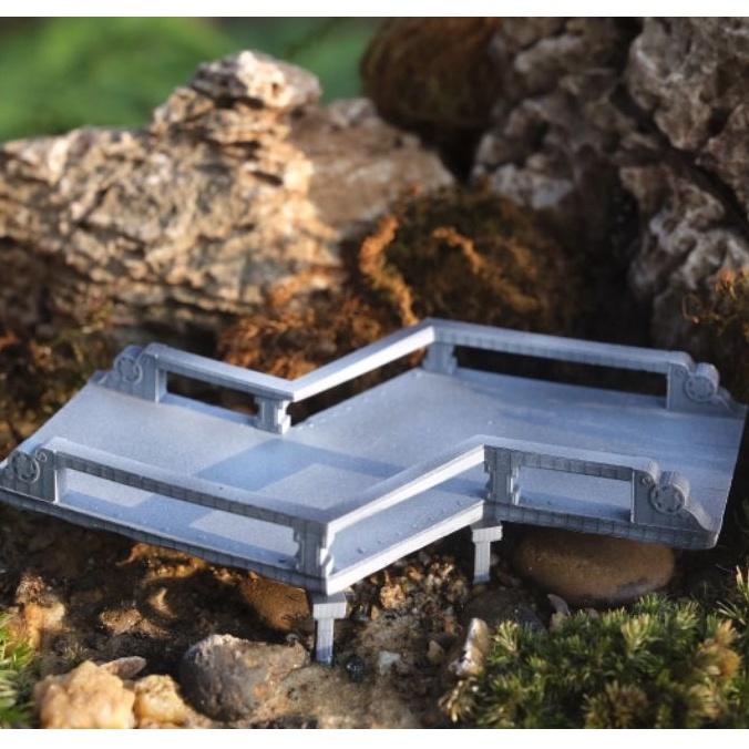 Cầu đá VDS0164 - sưu tầm, decor, để bàn, trang trí tiểu cảnh, bán cạn, terrarium, non bộ, bonsai