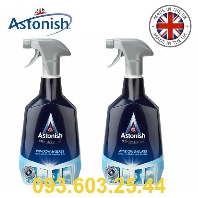 Bình xịt vệ sinh nhà tắm Astonish C6710 750ml làm sạch các vết bẩn mảng bám vết ố và các vết cặn phèn