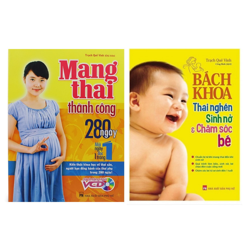 Combo Sách Bà Bầu Nên Đọc:  Bách Khoa Thai Nghén - Sinh Nở Và Chăm Sóc Em Bé + Mang Thai Thành Công  