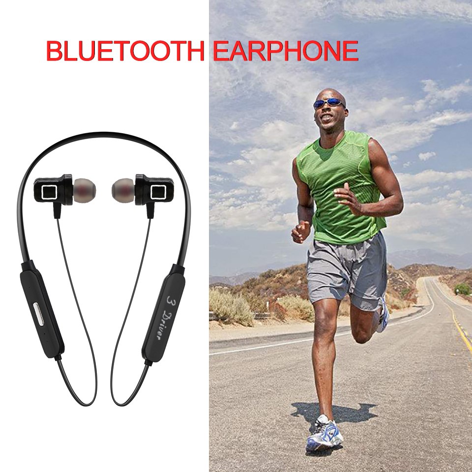 Tai nghe thể thao bluetooth 5.0 chơi nhạc hi res với 6 màng loa DM-QL9