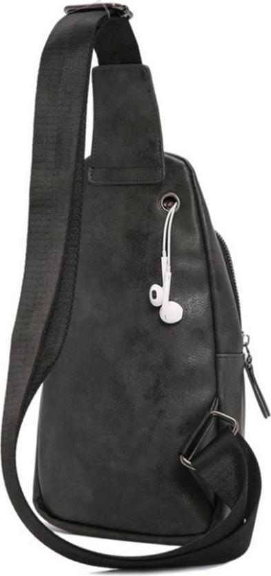 Men's Retro Chest Bag PU Leather