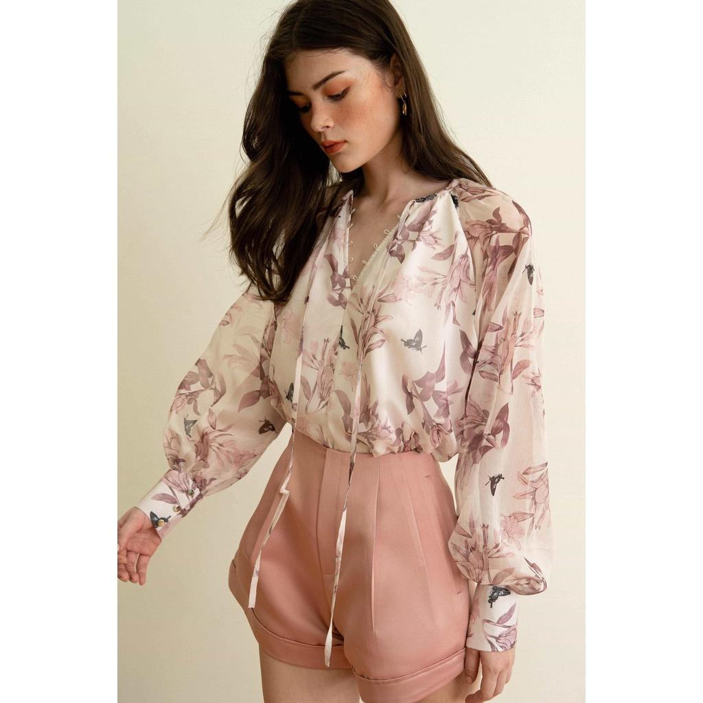 Quần Short Nữ Lưng Cao 4 Màu EDINI - S138