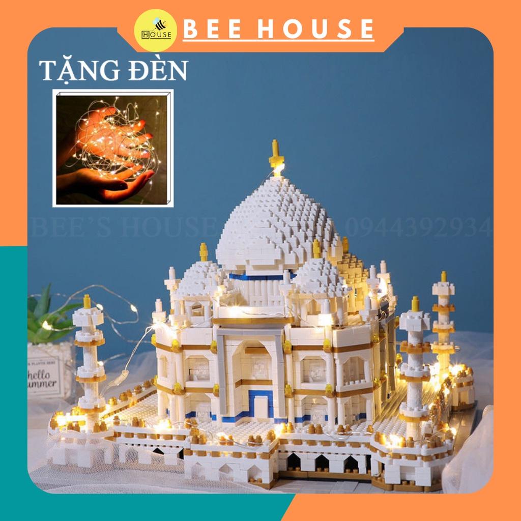 HÀNG SẴN- ĐỒ CHƠI XẾP HÌNH LẮP RÁP KIẾN TRÚC KỲ QUAN THẾ GIỚI ĐỀN MỘ TAJ MAHAL ẤN ĐỘ