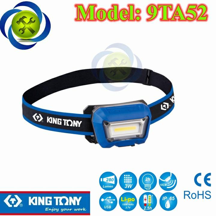 Đèn pin đội đầu Kingtony 9TA52B tắt - bật không cần chạm tay