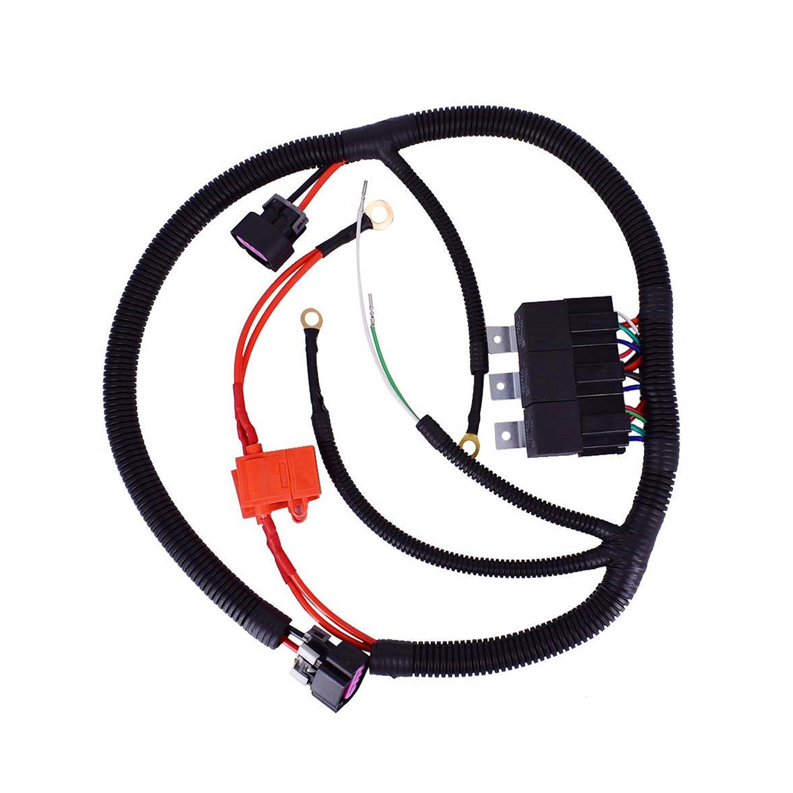Dual Electric Fan Upgrade Wiring Harness/ 7L5533A226T Easy Installation for Escalade Control Wiring Harness Tool