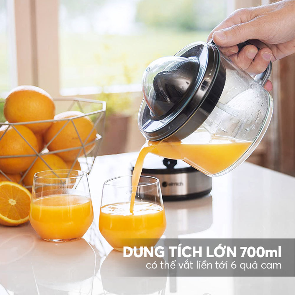 Máy vắt cam Elmich CJE-3921OL 700ml , Hàng chính hãng, bảo hành 24 tháng - JoyMall