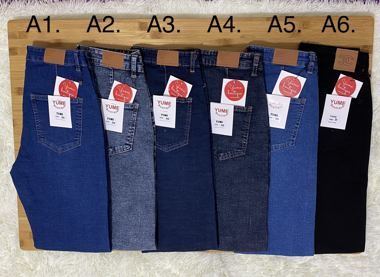 Quần dài jean nữ rách gối có size 26-44[ FREESHIP khi mua hàng]. Vải dày và co giãn