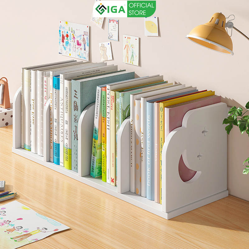 Kệ Sách Để Bàn Làm Việc Họa Tiết Dễ Thương Thương Hiệu Iga - Ig410