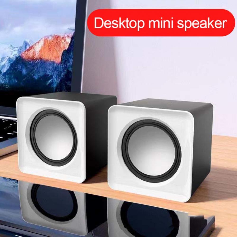 Universal USB có dây loa máy tính mini loa loa âm thanh nổi có thể bảo vệ được loa âm thanh cho máy tính xách tay máy tính xách tay PC Color: blue Set Type: Speaker