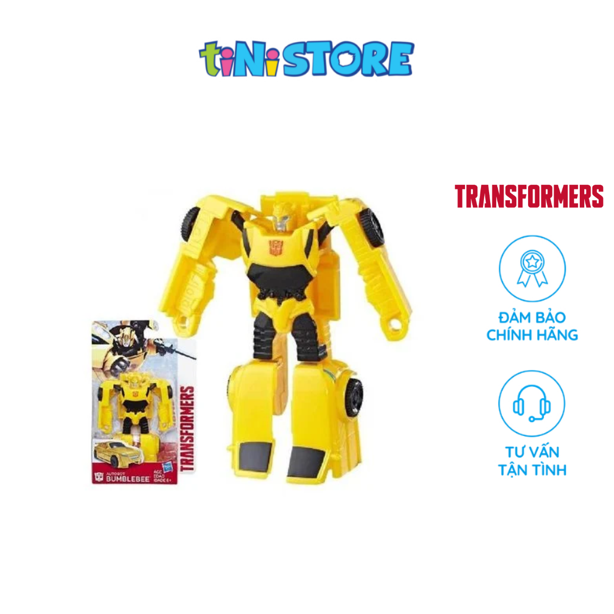 Đồ Chơi Chiến binh Biến Hình Bravo Bumblebee Transformers E1164