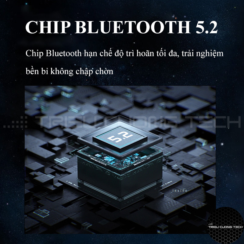 Tai Nghe Bluetooth True Wireless Không Dây - Gaming Mode "0" Trì Hoãn - Chế Độ 2 Máy Chủ Sử Dụng Độc Lập - Khử Ồn ENC TCT-A10 - Hàng Chính Hãng