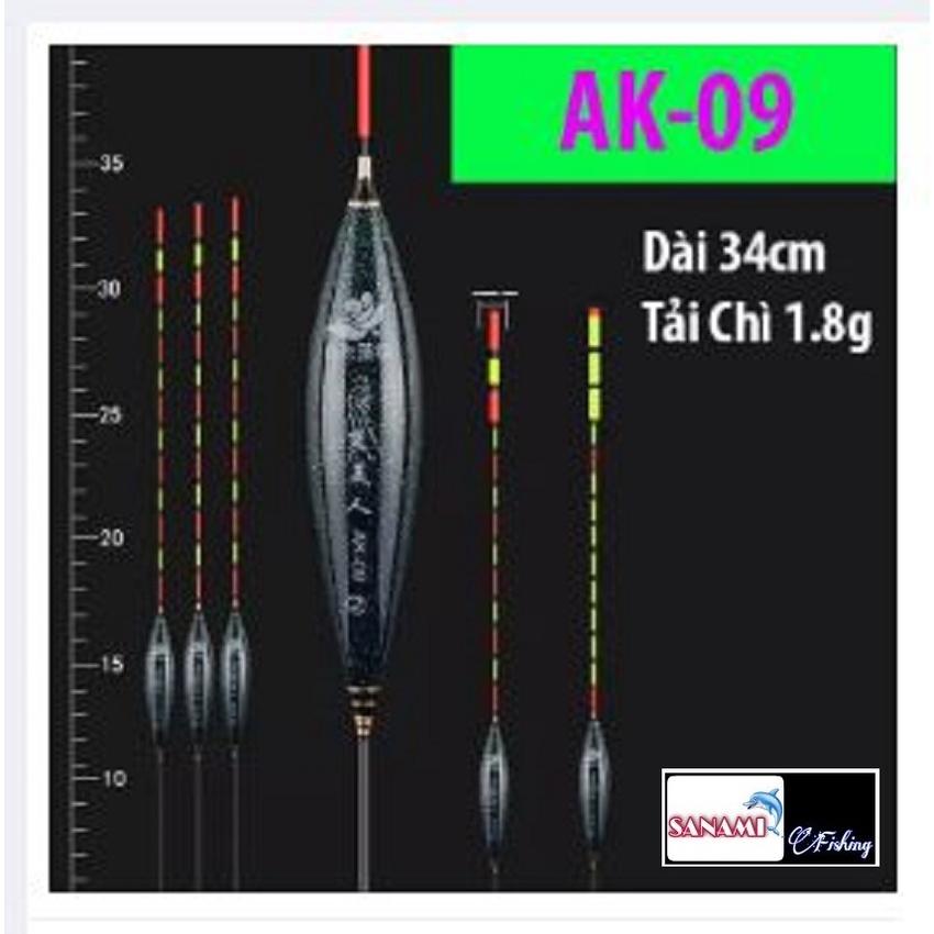 Phao Câu Đài Nano Siêu Nhạy, Màu Sắc Sang Trọng Phao Câu Cá ,Phao Câu Cá Giá Rẻ Ak-11- Sanami Fishing