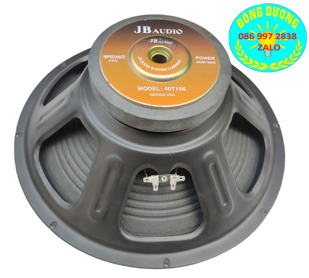 BASS 40 JB AUDIO - TỪ 156 COIL 51- KHUNG SẮT - GÂN VẢI 2 XẾP - BASS CĂNG - TIÊNG CỰC SÁNG