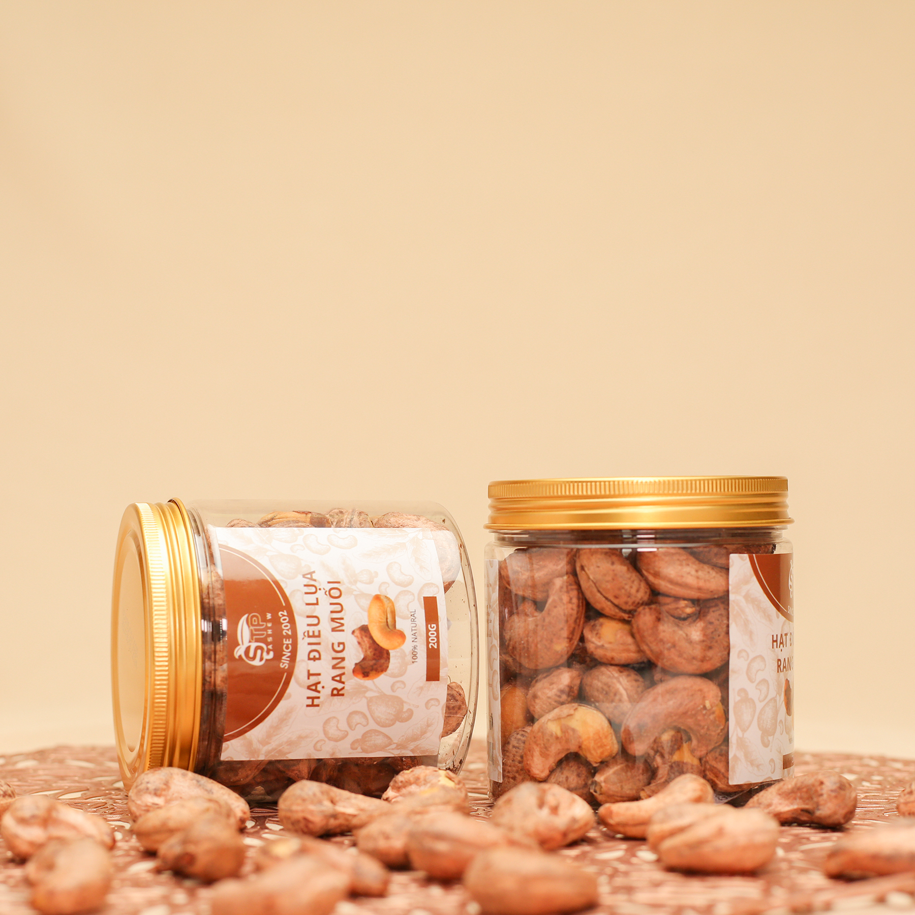 Hạt Điều Lụa Rang Muối STP Food 200g – Hạt Điều Bùi Béo, Giàu Chất Dinh Dưỡng, Rất Tốt Cho Sức Khỏe