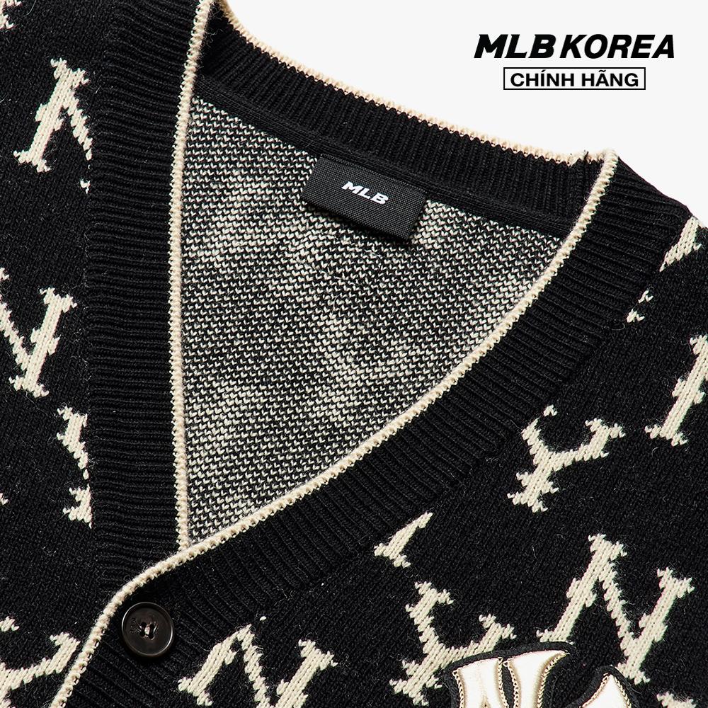 MLB - Áo khoác cardigan phom suông Monogram 3AKTM0114