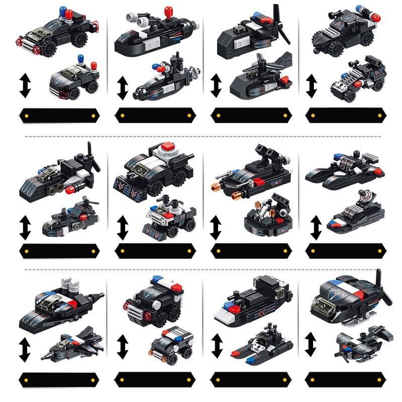 Đồ chơi lắp ráp Robot vũ trụ 12 in 1 - Panlos 633053 Robot Universe - Xếp hình thông minh - Đồ chơi trí tuệ
