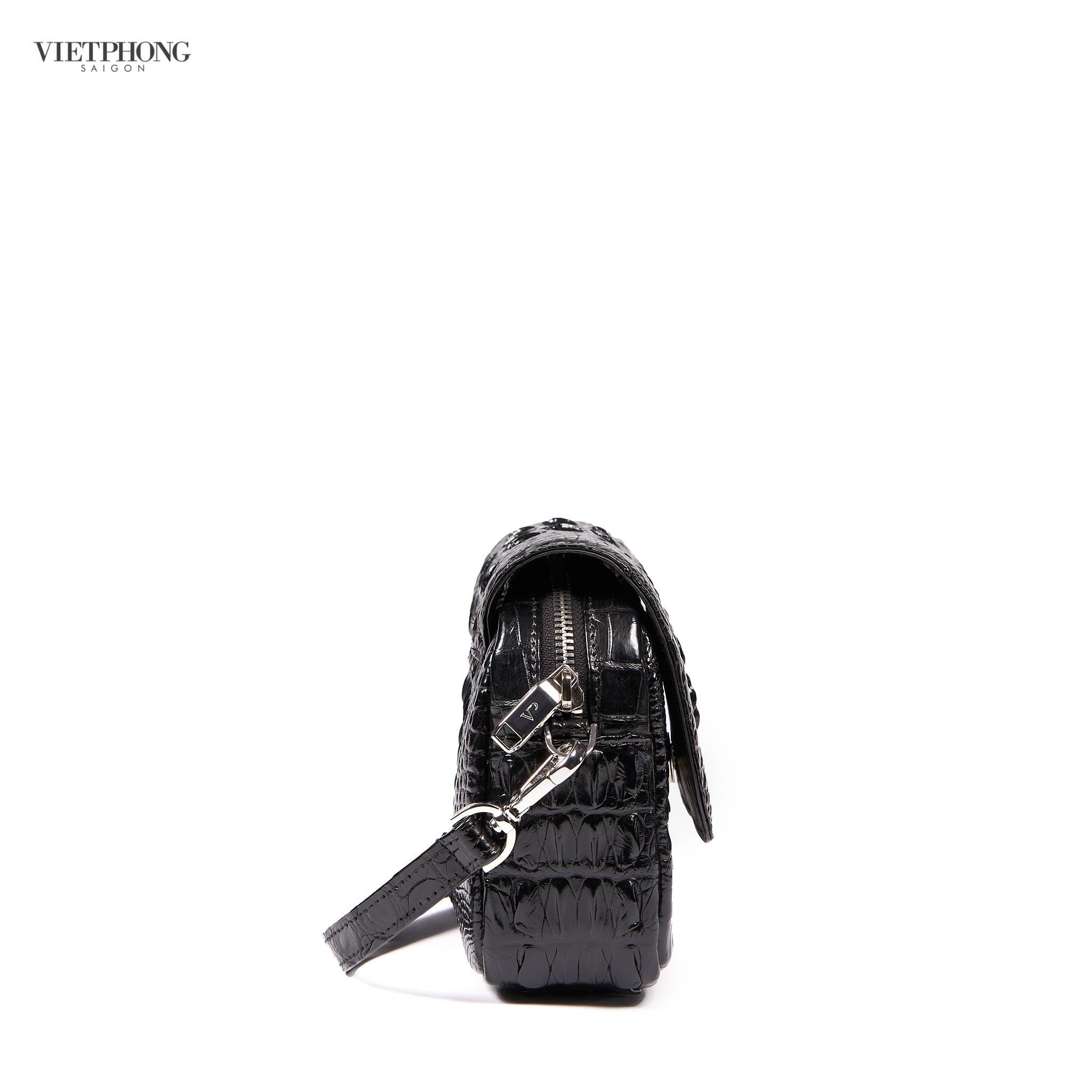 Túi đeo chéo da cá sấu nữ VIETPHONG Ruby Mini Bag T81