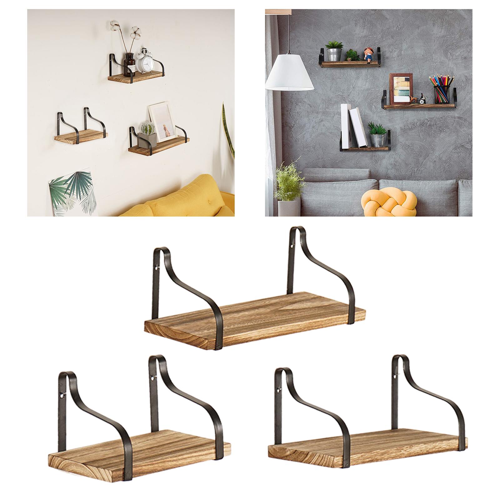 Floating Shelves Household Goods Organizer Wall Mount Floating Wall Shelves