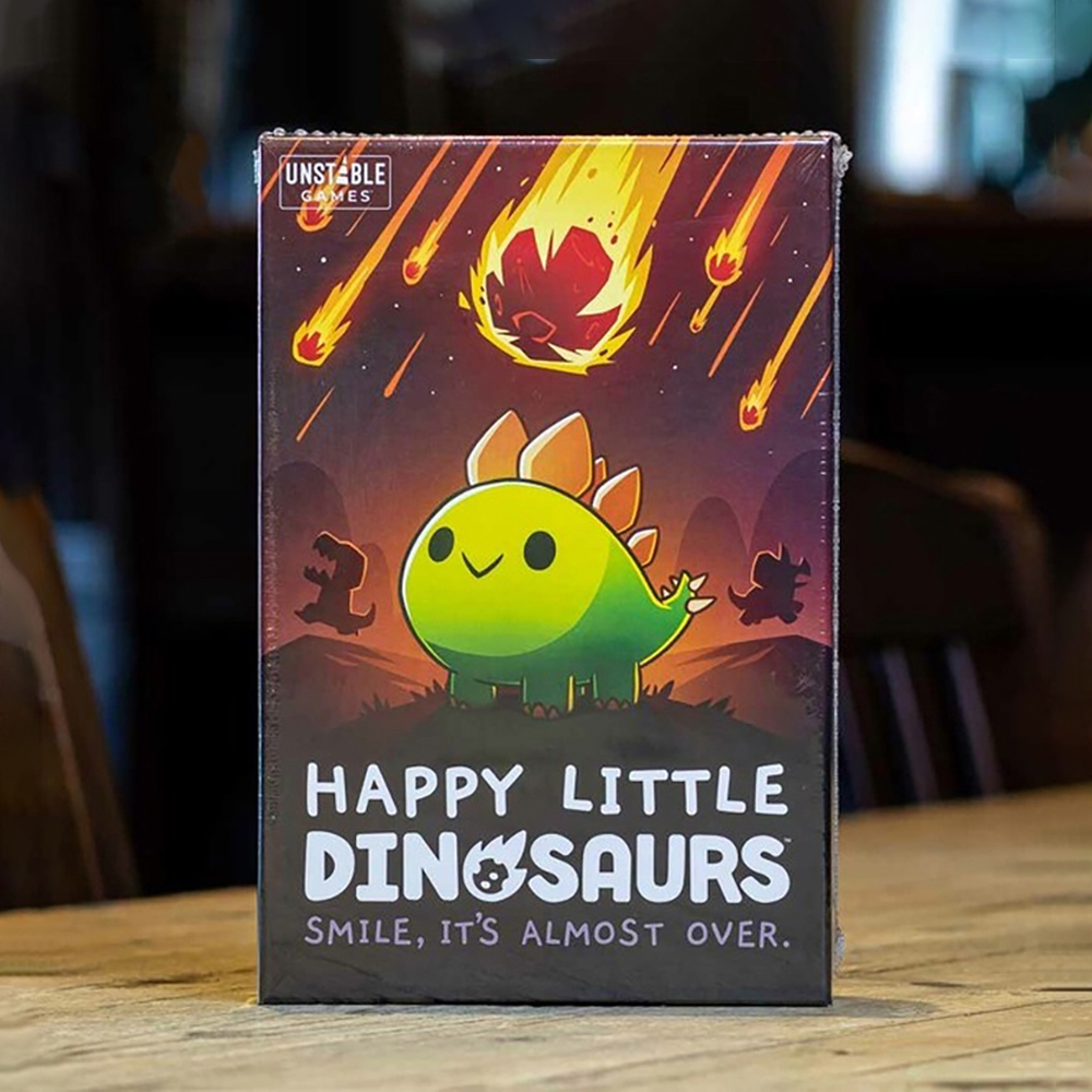 Bài Board Game Happy Little Dinosaurs Trò Chơi Khủng Long Vui Vẻ Bản Tiếng Anh