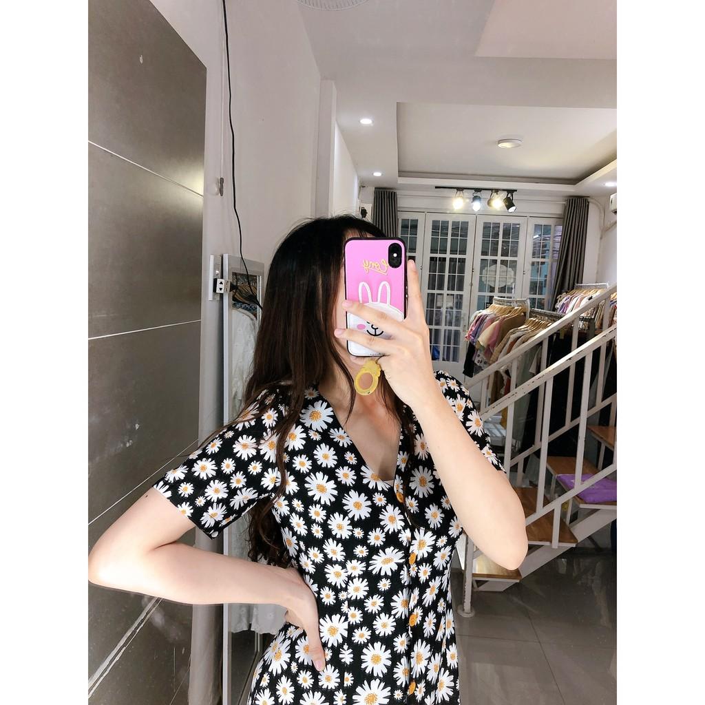 DAISY DRESS - ĐẦM HOA CÚC NÚT
