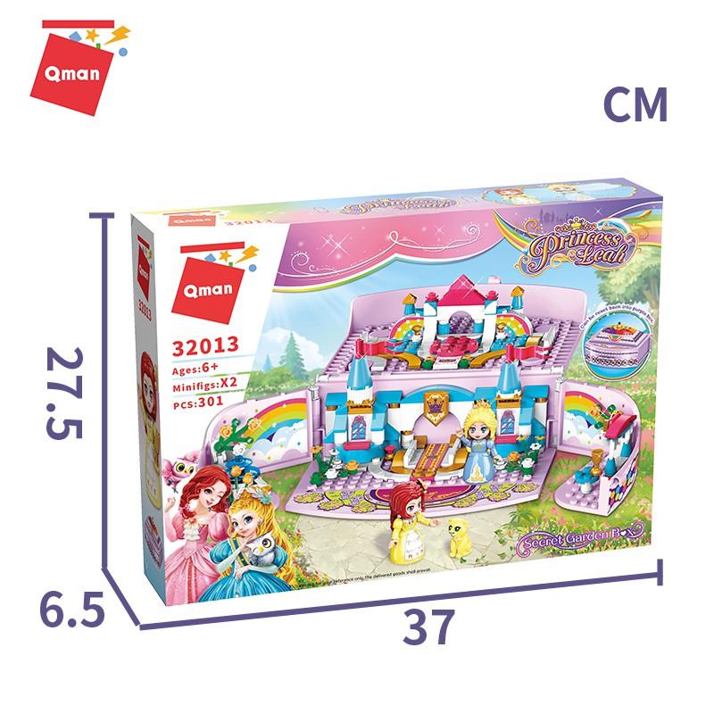 Đồ chơi xếp hình trí tuệ cho bé gái Khu vườn bí mật Qman 32013