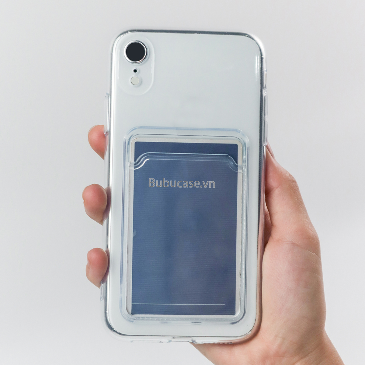 Ốp Dẻo Trong Suốt Kèm Ngăn Đựng Thẻ Dành Cho Iphone - Full dòng - Hàng Loại 1 Dày Dặn
