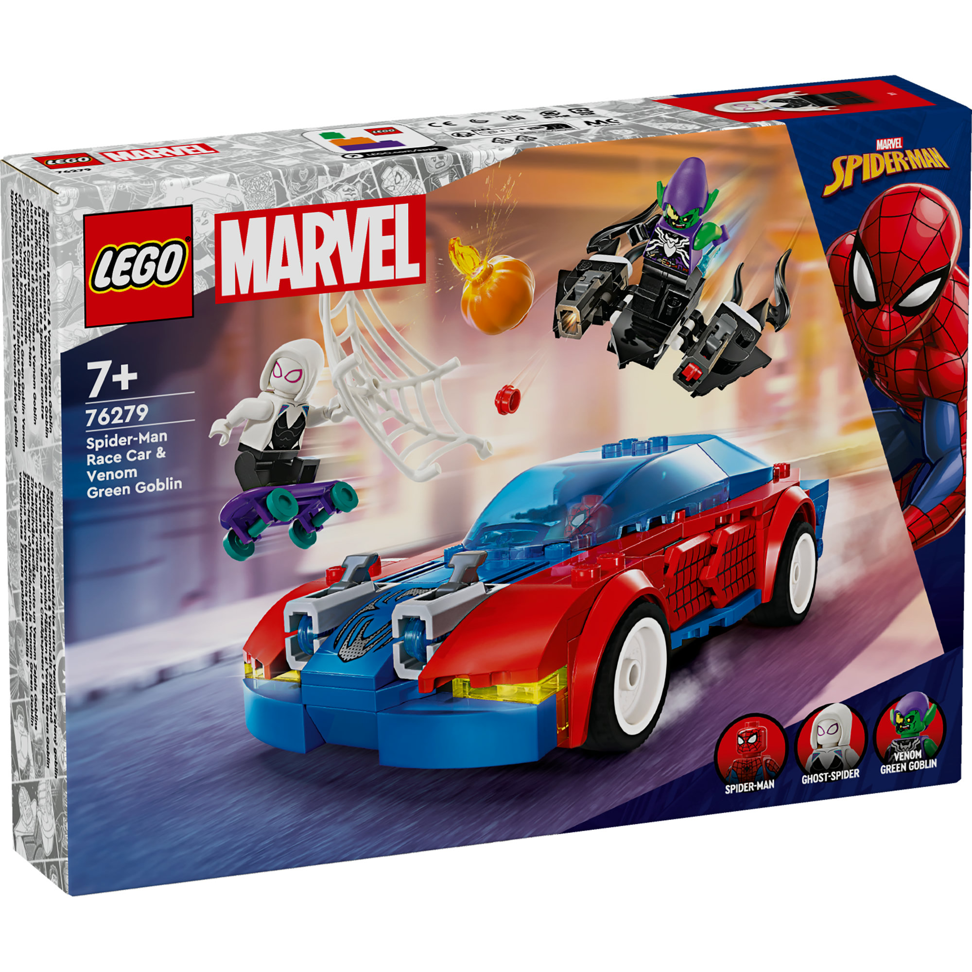 LEGO SUPERHEROES 76279 Đồ chơi lắp ráp Siêu xe của người nhện (227 chi tiết)