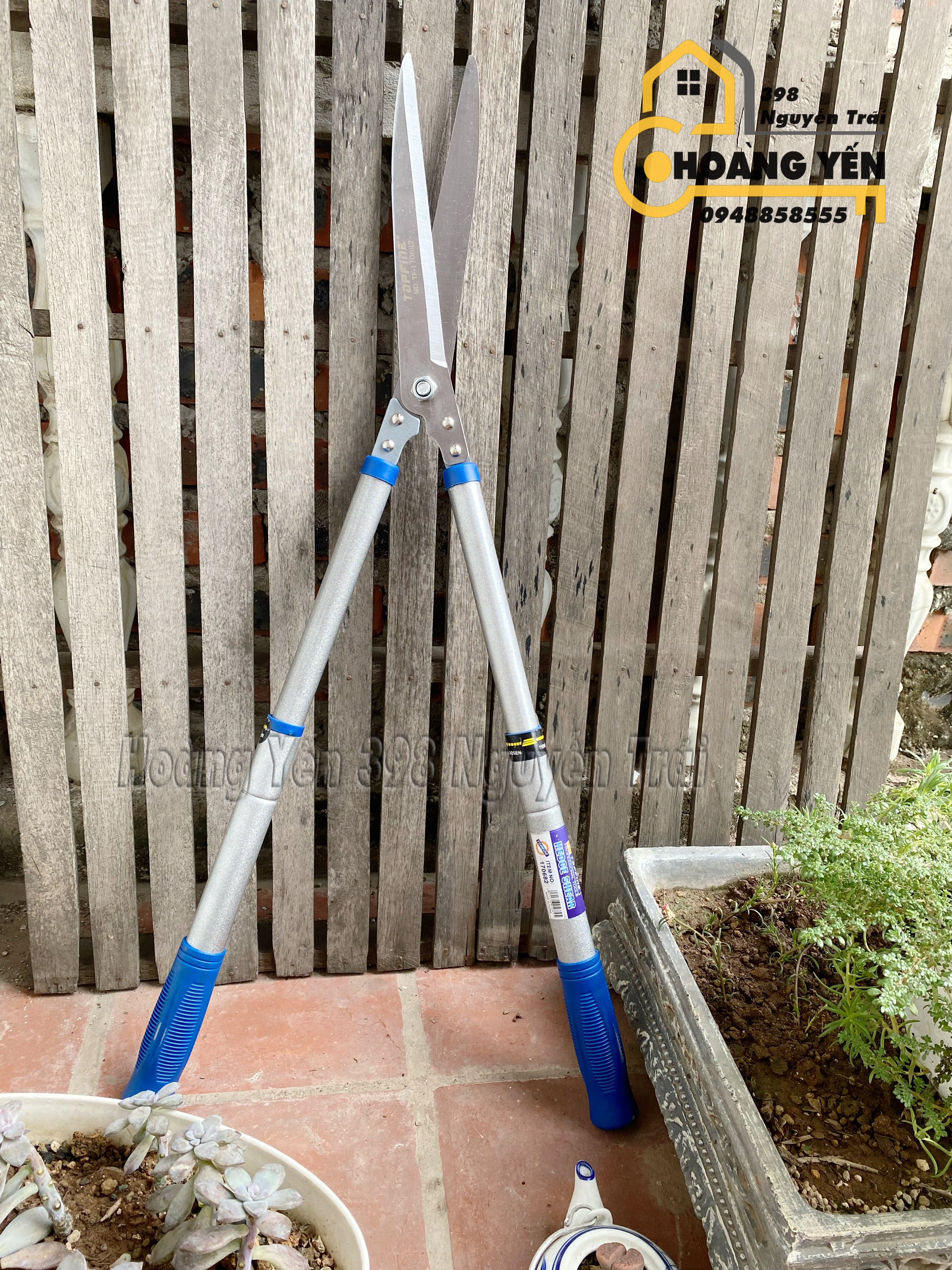 Kéo tỉa cây cảnh, kéo cắt xén hàng rào tăng giảm chiều dài lên 80cm Topfine