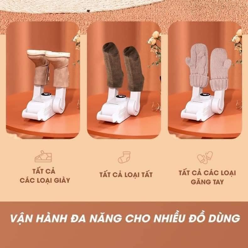Máy sấy giày AUTODryer Breeze khử mùi UV, Hẹn Giờ có thể xếp gọn - Home and Garden