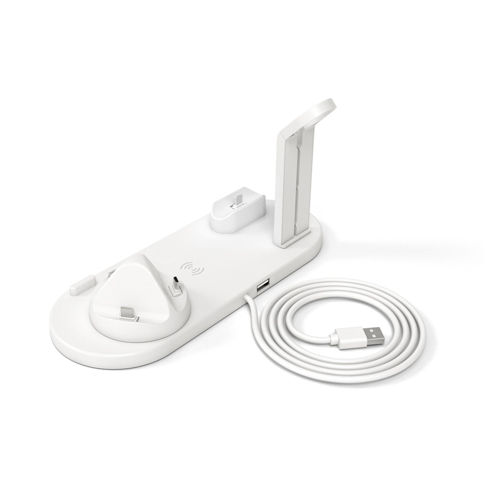 Chân Đế Sạc Không Dây 4 Trong 1 Sạc Được Airpods Phone12 11 X Xr Xs Samsung Galaxy S9 S8 Iwatch 5 4 3 2 1