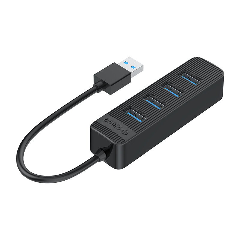 Bộ chia 4 cổng USB 3.0 có cổng cấp nguồn phụ Orico TWU3-4A - Hàng Chính Hãng