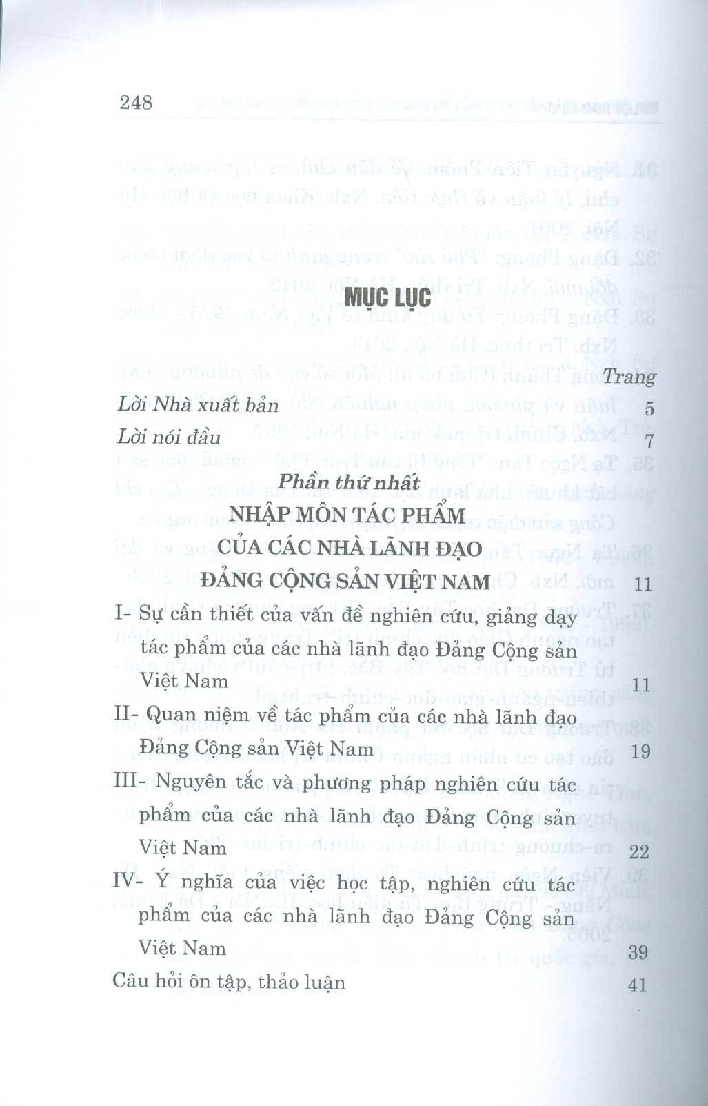 Giới Thiệu Một Số Tác Phẩm Của Các Đồng Chí Tổng Bí Thư Đảng Cộng Sản Việt Nam (Dành Cho Bậc Đại Học Hệ Chuyên Lý Luận Chính Trị)