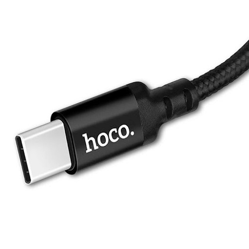 Cáp sạc Hoco Type C 2A được bọc ngoài bằng sợi nylon dệt kim với hiệu năng mạnh mẽ ( có 2 màu ) - Hàng chính hãng