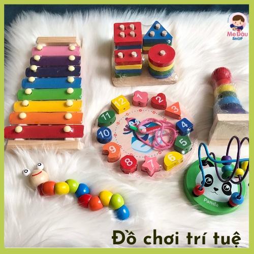 ĐỒ CHƠI GỖ PHÁT TRIỂN TRÍ TUỆ CHO BÉ COMBO 6 MÓN