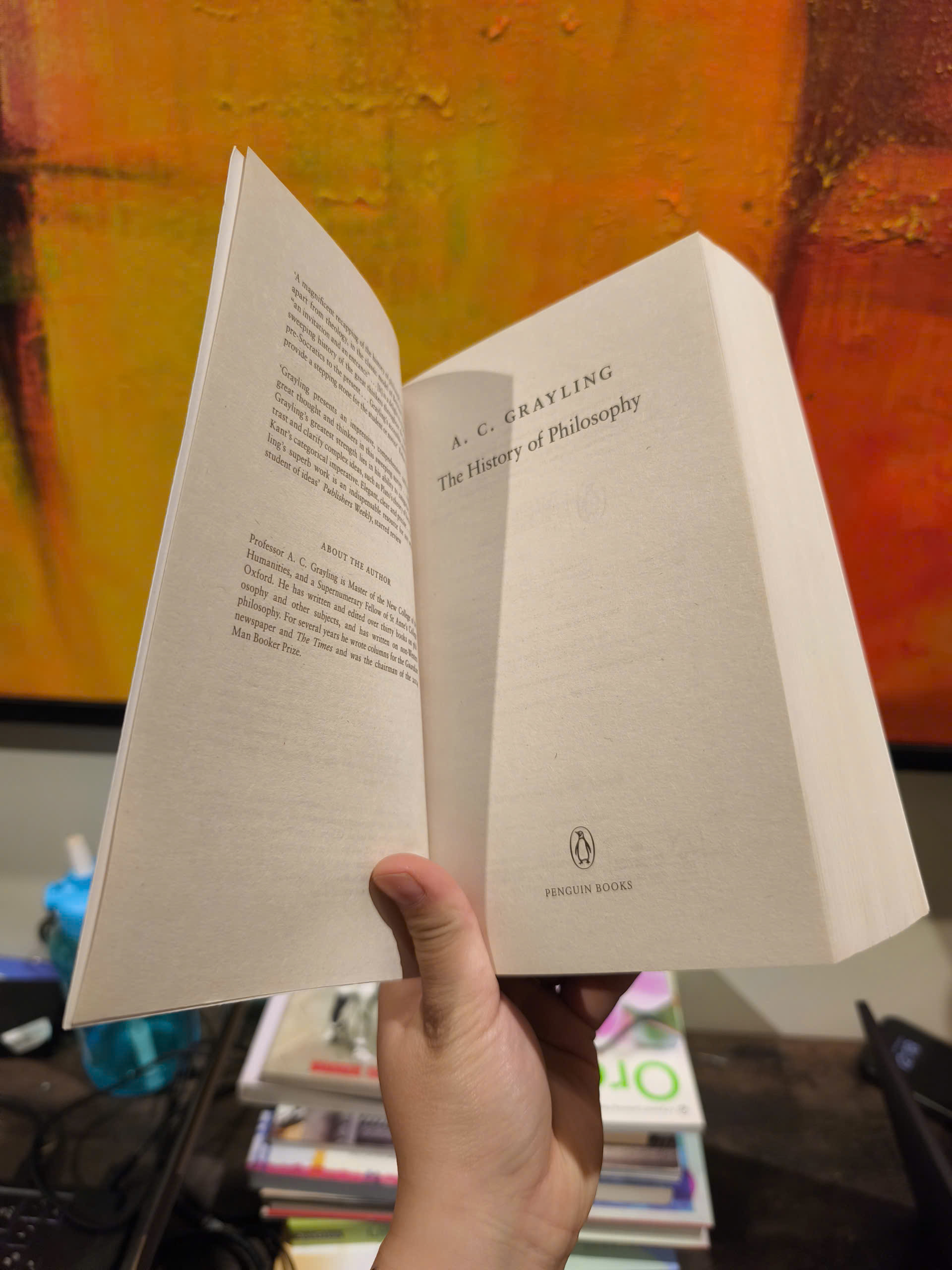 Sách - The History of Philosophy by A C Grayling - Sách tiếng anh/ triết học