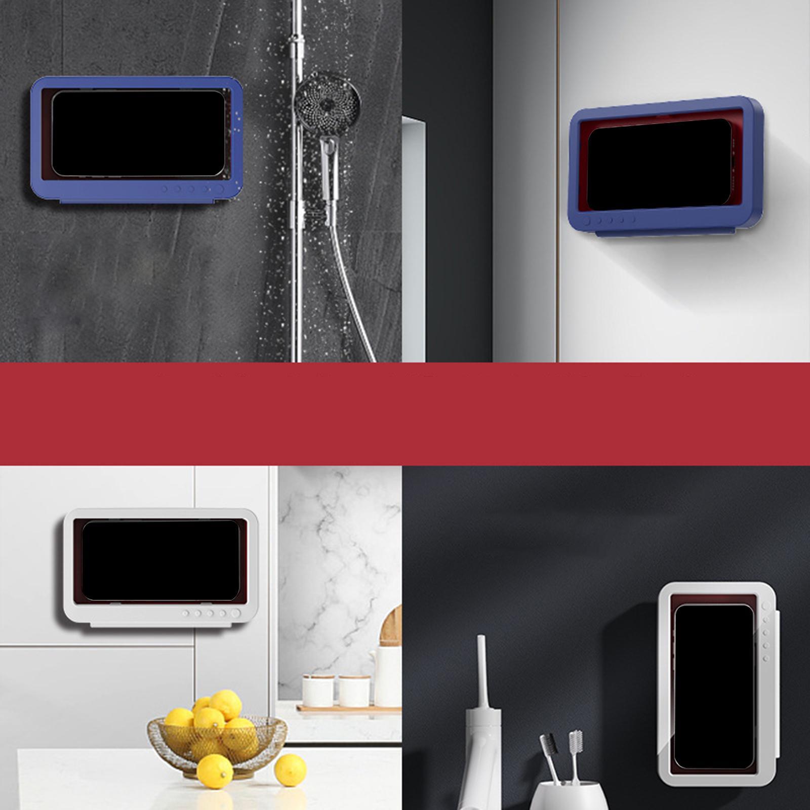 Wall Mounted  Waterproof Phone Storage Case Punch