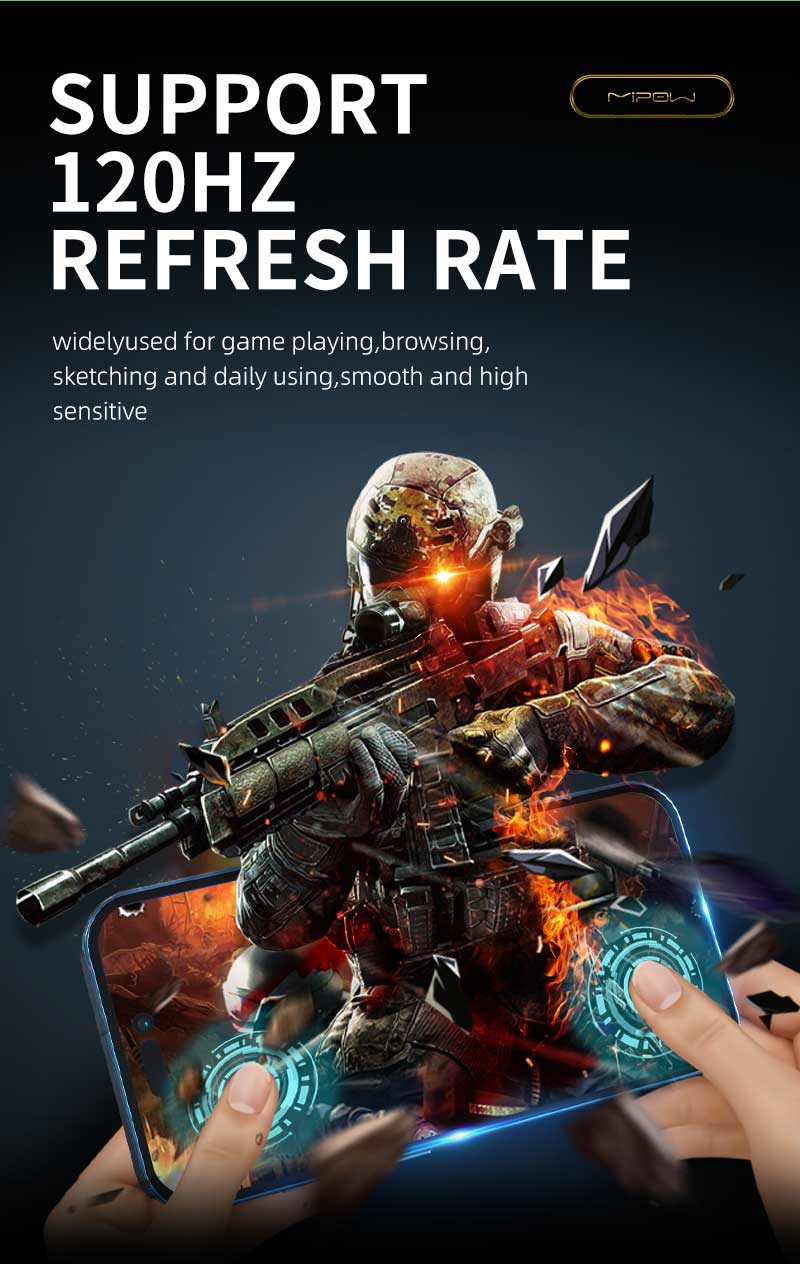 Miếng Dán Kính Cường Lực Chống Chói Chống Vân Tay Mipow KingBull Cho iPhone 16 Pro Max / 16 Plus Anti Glare Premium - Hàng Chính Hãng