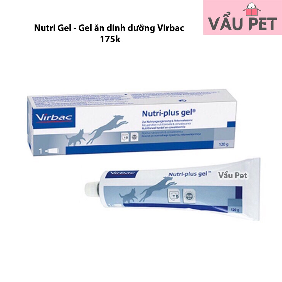 Nutri Gel kem ăn dinh dưỡng Virbac Nutri-Plus cho chó mèo thú cưng