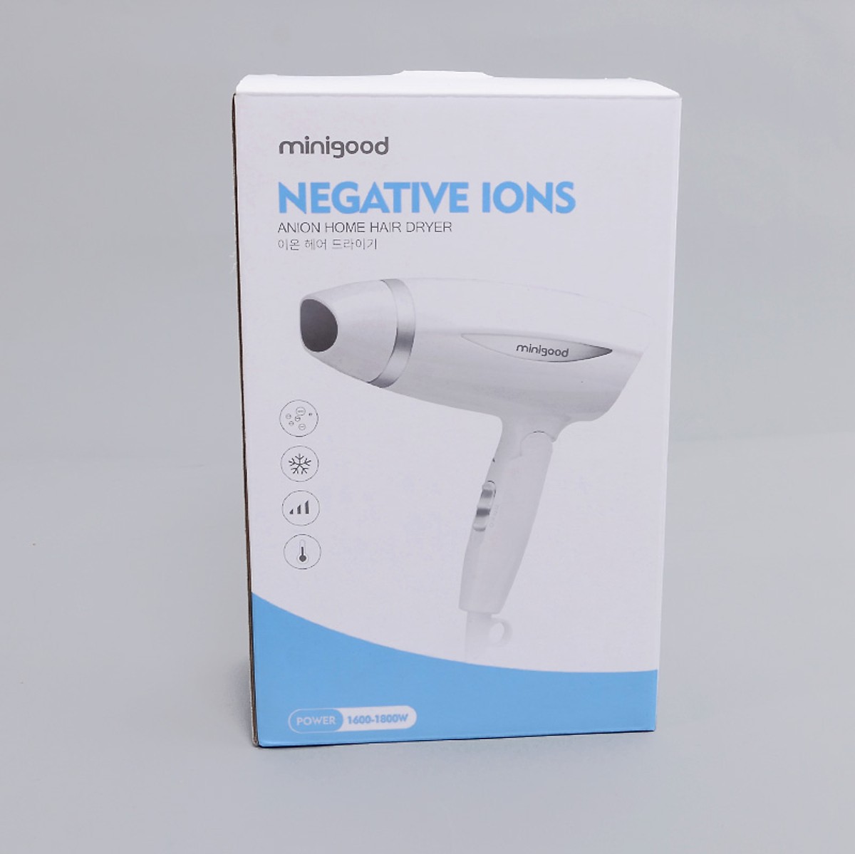 Máy sấy tóc cao cấp Minigood bổ sung ion âm Negative Ions Hair Dryer- DMCTB103