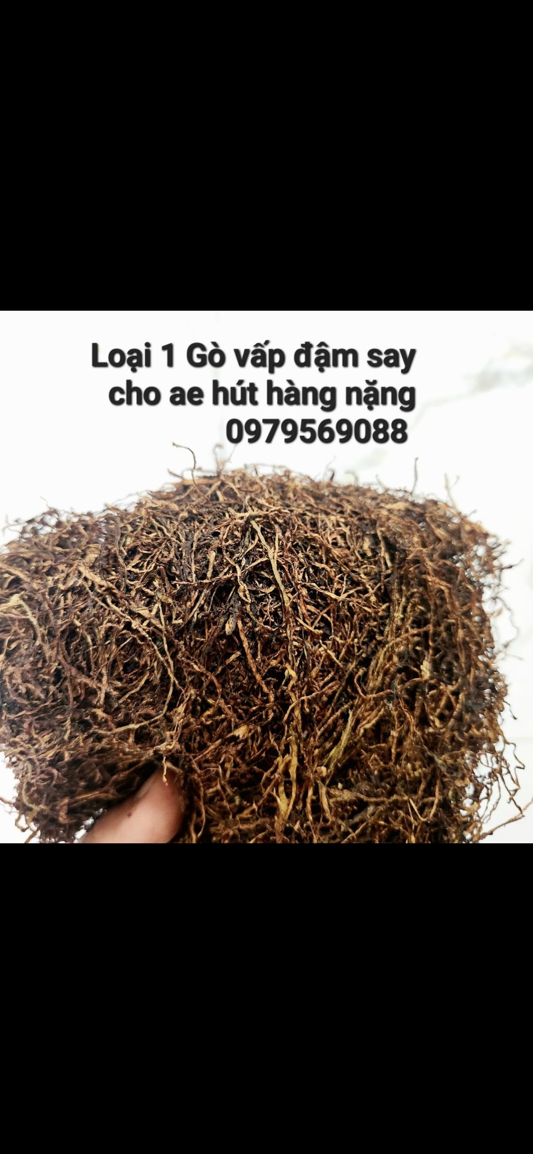 Thuốc vò vấp loại đặc biệt mộc  đậm êm say. Không hồ tẩm