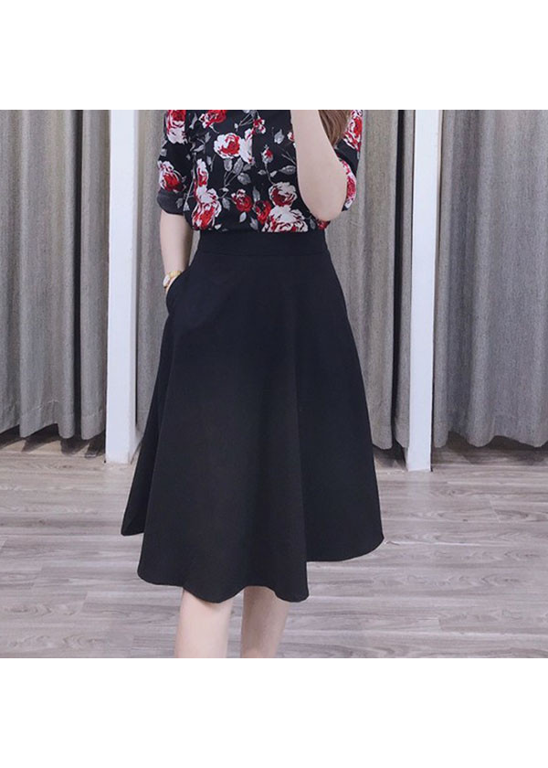 Chân váy xòe nữ công sở túi cv44 M1