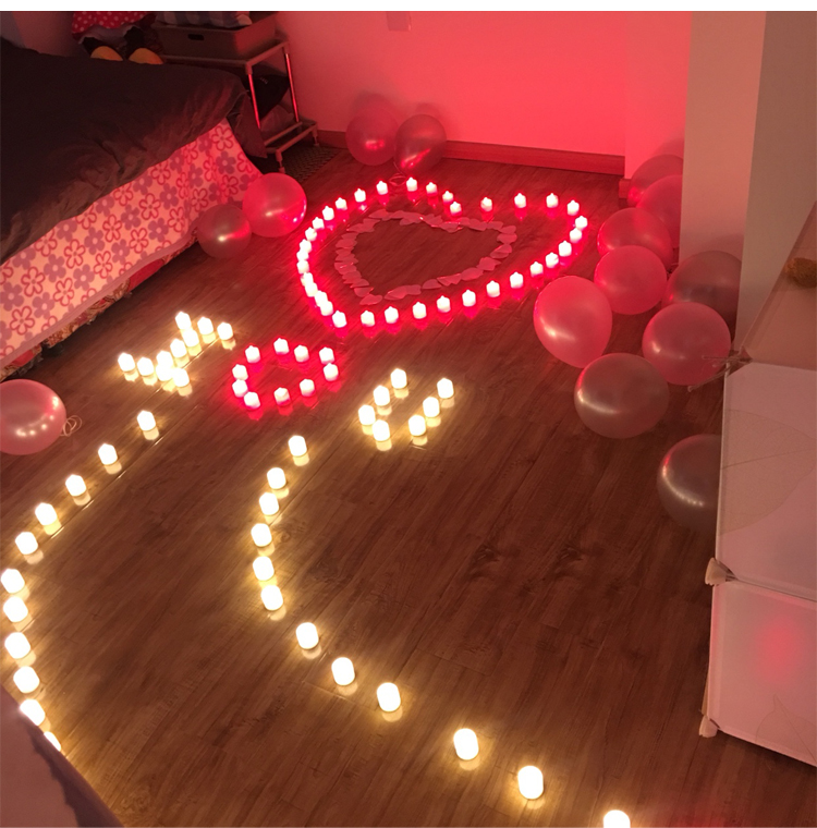 Combo 10 đèn nến điện tử bóng led trang trí nhà cửa, sinh nhật lễ tình nhân, lãng mạn