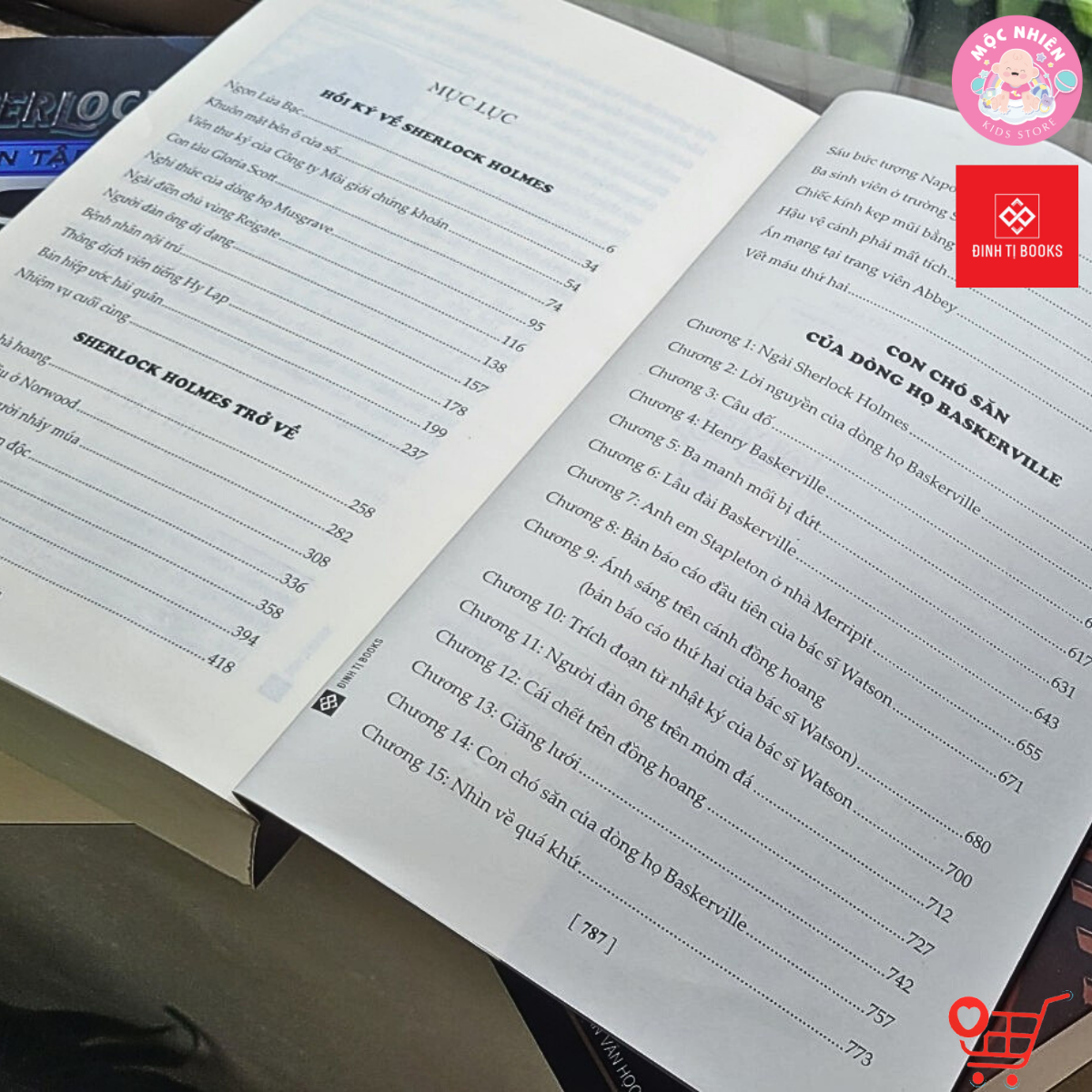 Sách - Sherlock Holmes Toàn Tập (Tập 1-2-3)  - Đinh Tị Books