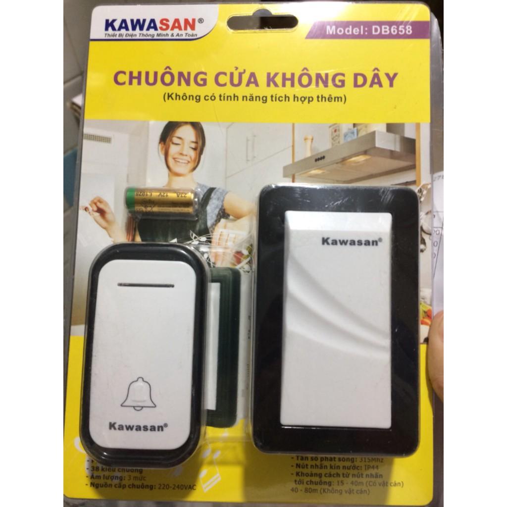 CHUÔNG CỬA KHÔNG DÂY KAWASAN KW-DB658 - HÀNG CHÍNH HÃNG