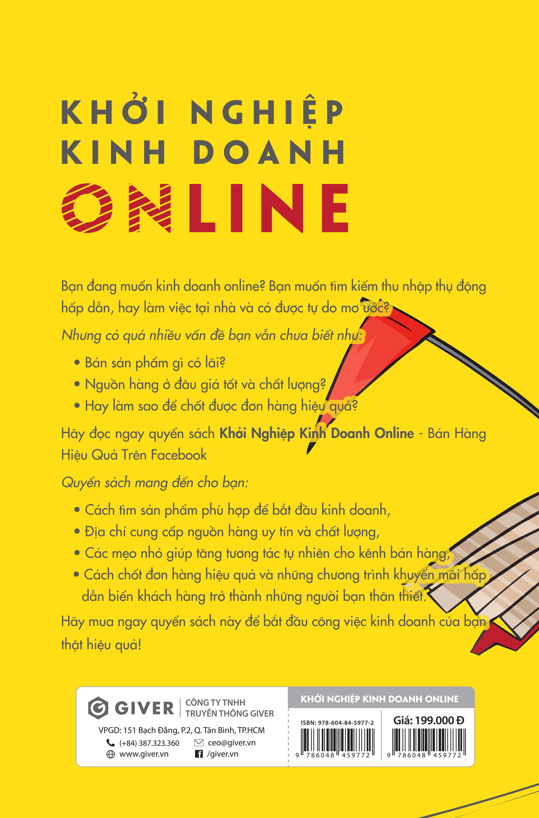 Khởi Nghiệp Kinh Doanh Online - Bán Hàng Hiệu Quả Trên Face.book