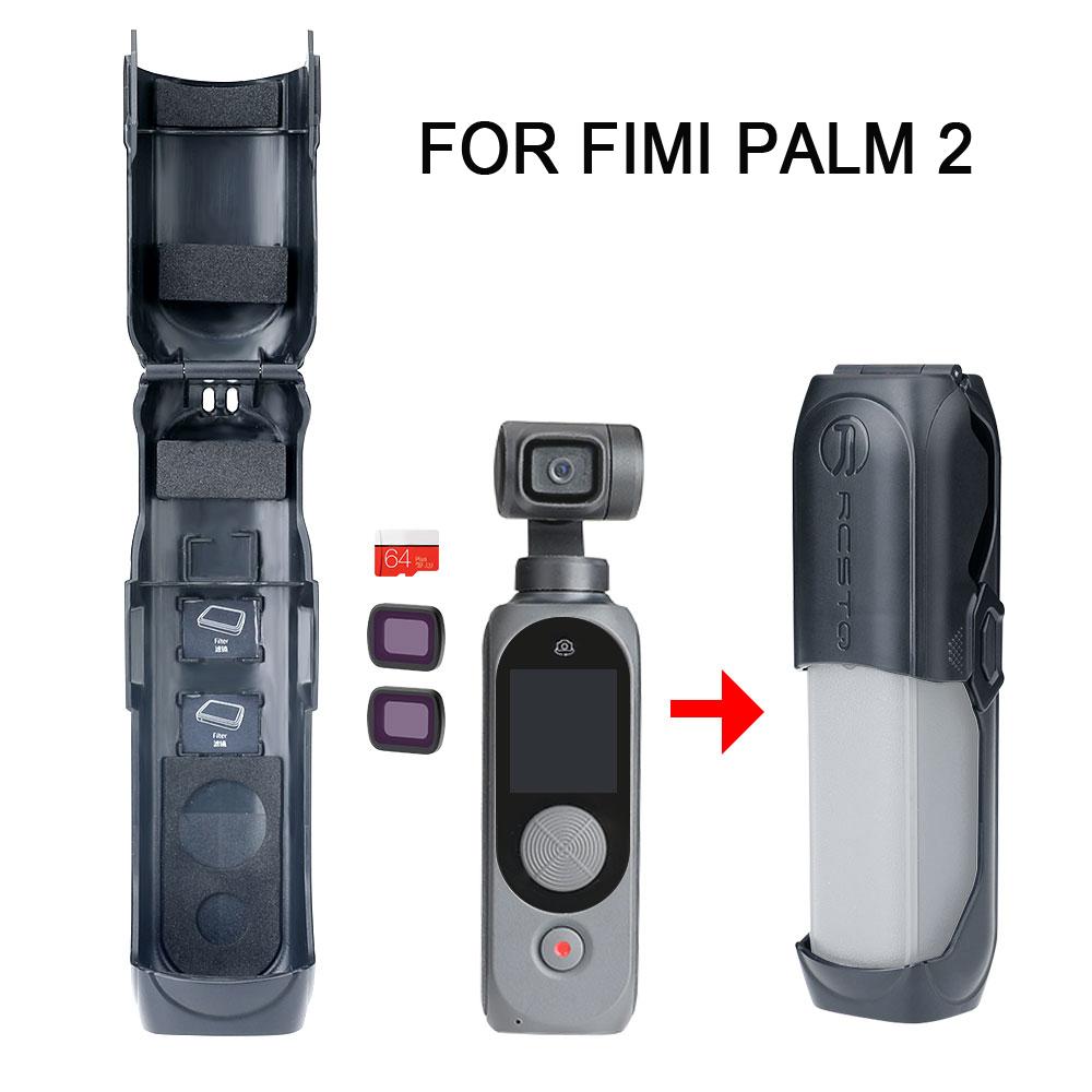 Bao Da Bảo Vệ Hộp Lưu Trữ Di Động Có Dây Buộc Cho FIMI Lòng Bàn Tay 2 Bỏ Túi Gimbal Phụ Kiện Máy Ảnh