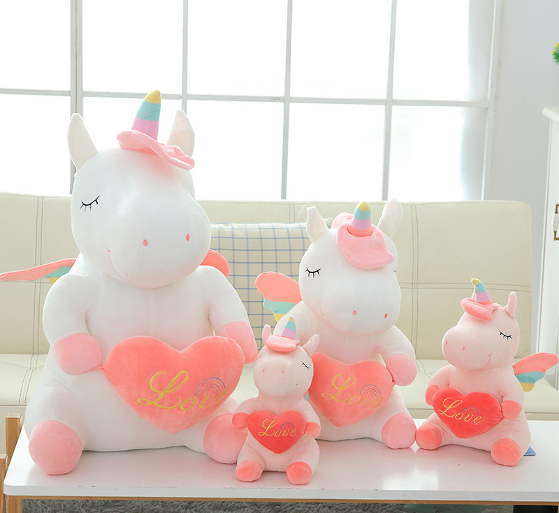 Thú Bông Kì Lân Unicorn Ngồi 36cm Siêu Dễ Thương Quà Tặng Độc Lạ