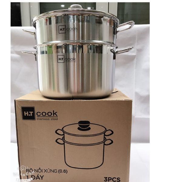 BỘ NỒI XỬNG HẤP 28cm HT Cook